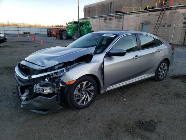 HONDA CIVIC EX 2018 with VIN 2HGFC2F78JH605027 - Photo from auction