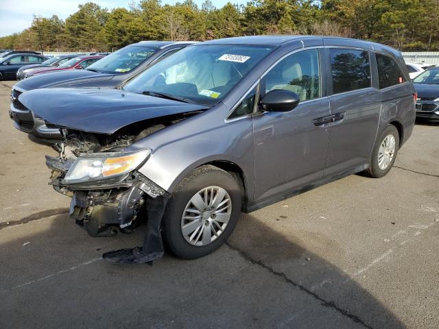 HONDA ODYSSEY LX 2014 with VIN 5FNRL5H22EB014475 - Photo from auction