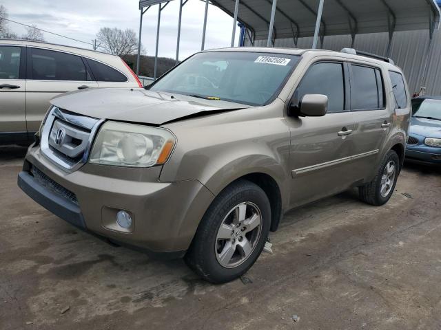 HONDA PILOT EXLN 2011 with VIN 5FNYF4H78BB101480 - Photo from auction