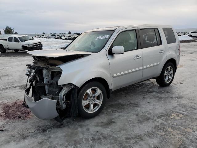 HONDA PILOT EXL 2014 with VIN 5FNYF4H56EB057191 - Photo from auction