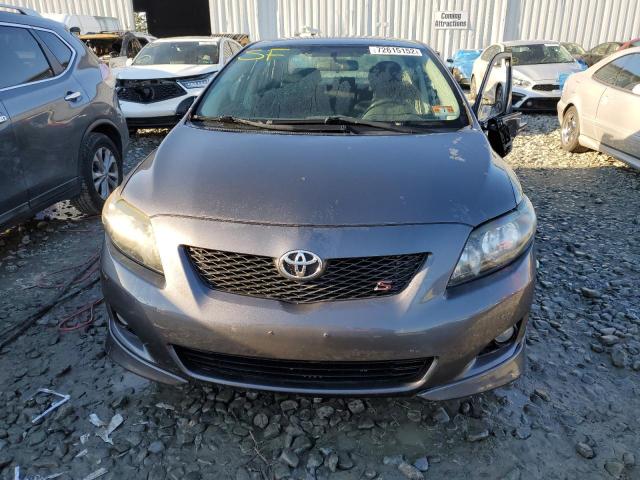 Photo 5 from auction – 2009 TOYOTA COROLLA BA with VIN 2T1BU40E19C178471