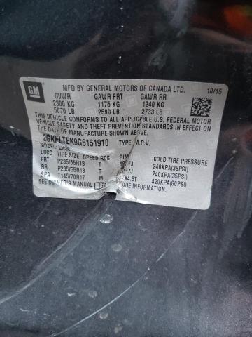 Photo 14 from auction – 2016 GMC TERRAIN SL with VIN 2GKFLTEK9G6151910
