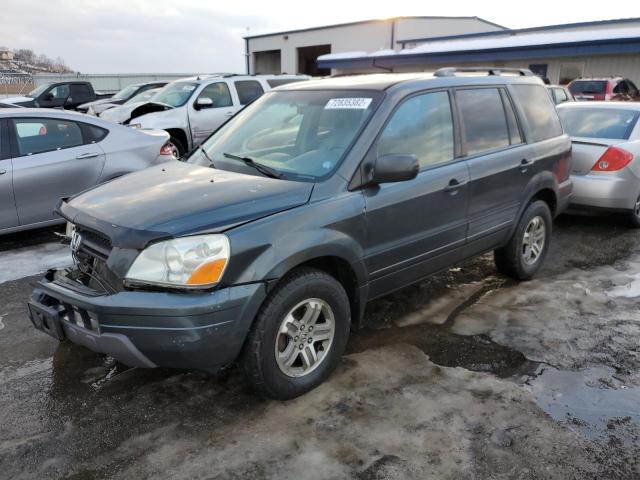 HONDA PILOT EX 2004 with VIN 2HKYF18464H509873 - Photo from auction