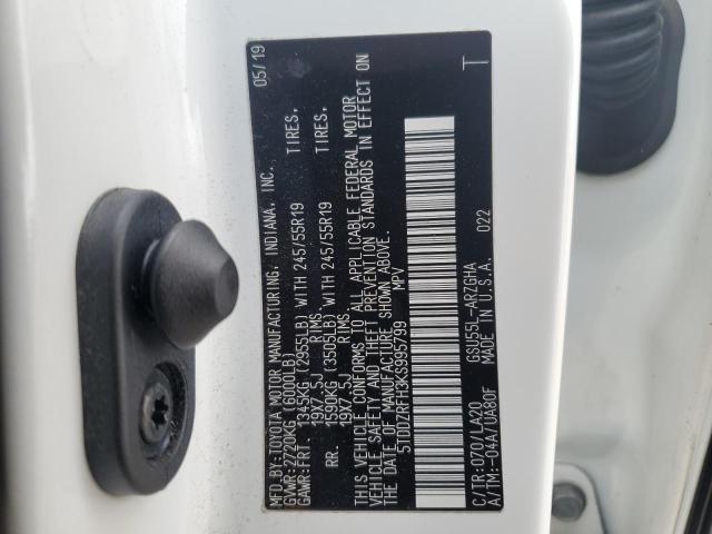 Photo 14 from auction – 2019 TOYOTA HIGHLANDER with VIN 5TDDZRFH3KS995799