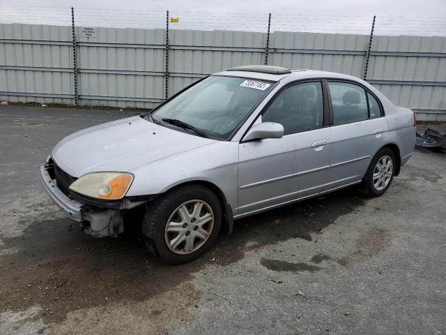 HONDA CIVIC 2003 with VIN 2HGES26743H564722 - Photo from auction