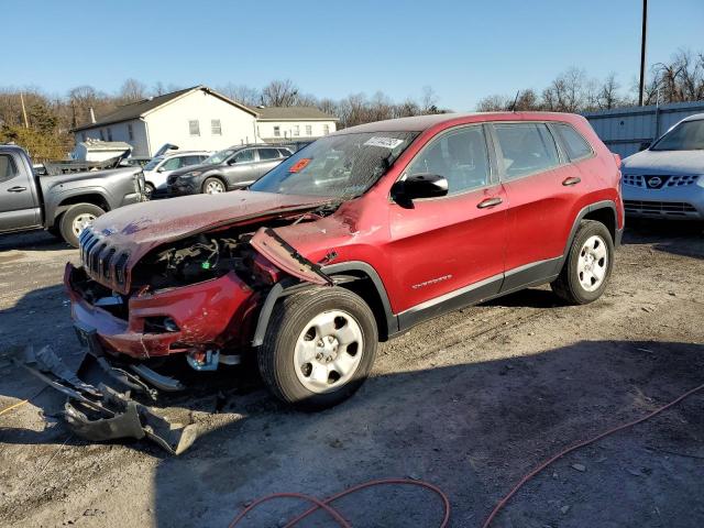 JEEP CHEROKEE S 2015 with VIN 1C4PJMAB5FW503371 - Photo from auction