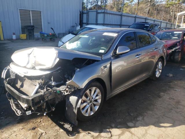KIA OPTIMA EX 2016 with VIN 5XXGU4L37GG052587 - Photo from auction