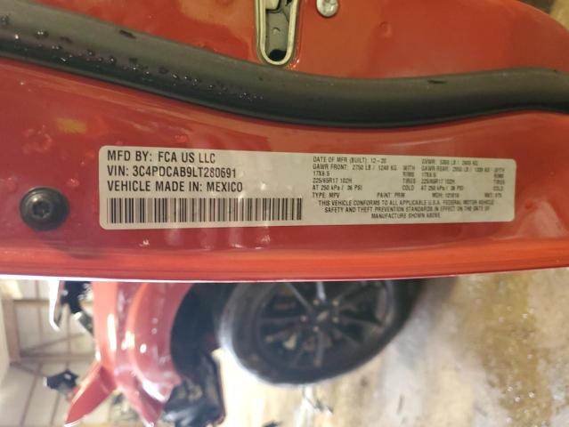 Photo 14 from auction – 2020 DODGE JOURNEY SE with VIN 3C4PDCAB9LT280691