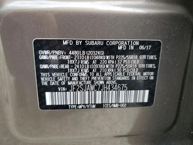 Zdjęcie 14 z aukcji – 2018 SUBARU FORESTER 2 z VIN JF2SJAWC7JH434675