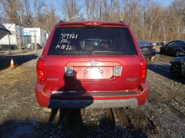 Photo 6 from auction – 2004 HONDA PILOT EXL with VIN 2HKYF18744H617970