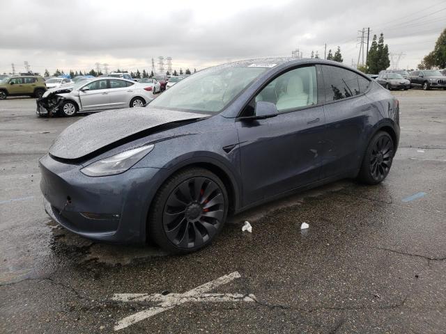 TESLA MODEL Y 2022 with VIN 7SAYGDEF2NF392459 - Photo from auction