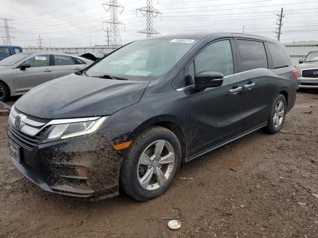 HONDA ODYSSEY EX 2018 with VIN 5FNRL6H71JB075487 - Photo from auction