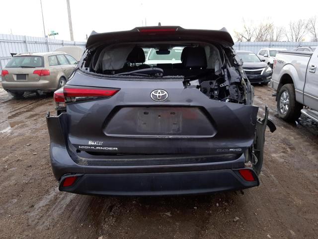 Photo 6 from auction – 2020 TOYOTA HIGHLANDER with VIN 5TDGZRBH2LS518768