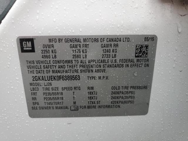 Photo 14 from auction – 2015 GMC TERRAIN DE with VIN 2GKALUEK0F6389563
