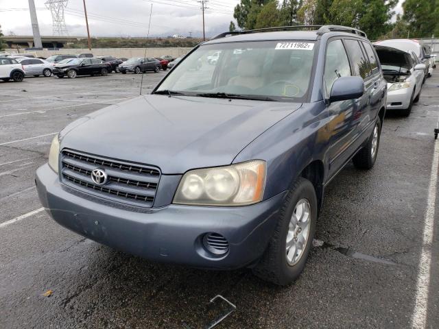 TOYOTA HIGHLANDER 2002 with VIN JTEGF21A120065566 - Photo from auction