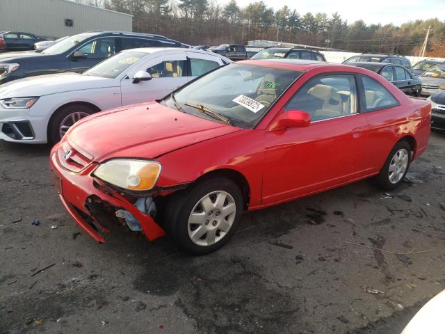 HONDA CIVIC EX 2002 with VIN 1HGEM22972L029130 - Photo from auction