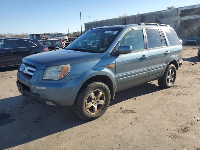 HONDA PILOT EX 2006 with VIN 2HKYF18756H556499 - Photo from auction