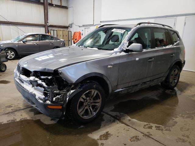 BMW X3 3.0I 2007 with VIN WBXPC73457WE51483 - Photo from auction
