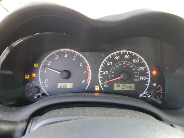 Photo 9 from auction – 2009 TOYOTA COROLLA BA with VIN 2T1BU40E19C178471