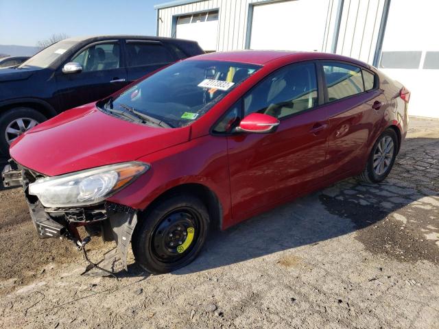 KIA FORTE LX 2014 with VIN KNAFX4A61E5223672 - Photo from auction