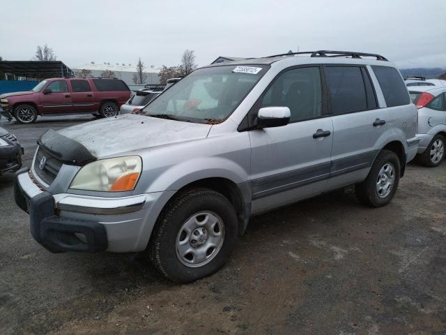 HONDA PILOT LX 2003 with VIN 2HKYF18183H500693 - Photo from auction