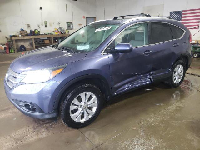 HONDA CR-V EX 2014 with VIN 5J6RM4H52EL030183 - Photo from auction