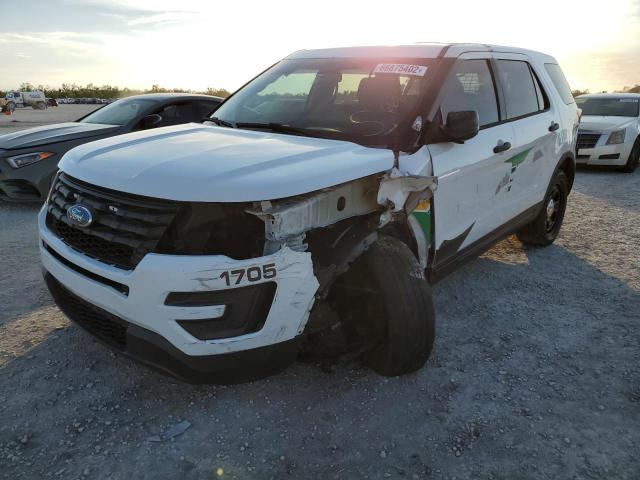 FORD EXPLORER P 2017 with VIN 1FM5K8AR6HGA35815 - Photo from auction