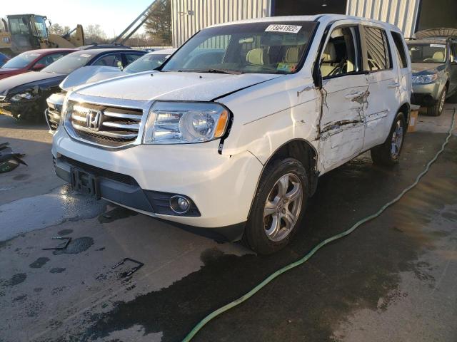HONDA PILOT EX 2014 with VIN 5FNYF4H46EB046666 - Photo from auction