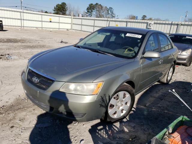 HYUNDAI SONATA GLS 2008 with VIN 5NPET46C38H341574 - Photo from auction