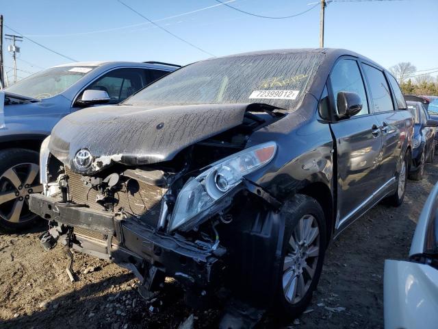 TOYOTA SIENNA XLE 2017 with VIN 5TDDZ3DC2HS157387 - Photo from auction