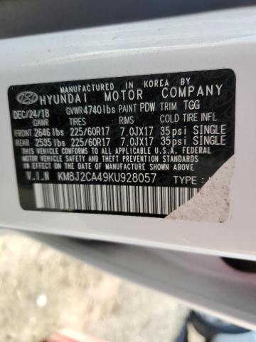 Photo 14 from auction – 2019 HYUNDAI TUCSON SE with VIN KM8J2CA49KU928057