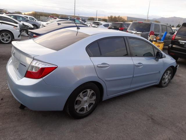 Photo 3 from auction – 2012 HONDA CIVIC HYBR with VIN JHMFB4F38CS002695