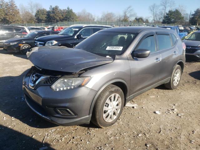 NISSAN ROGUE S 2015 with VIN KNMAT2MT2FP562820 - Photo from auction