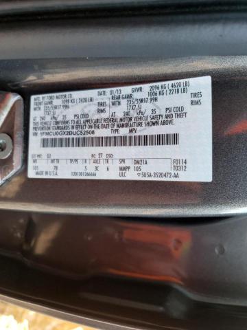 Photo 14 from auction – 2013 FORD ESCAPE SE with VIN 1FMCU0GX2DUC52508
