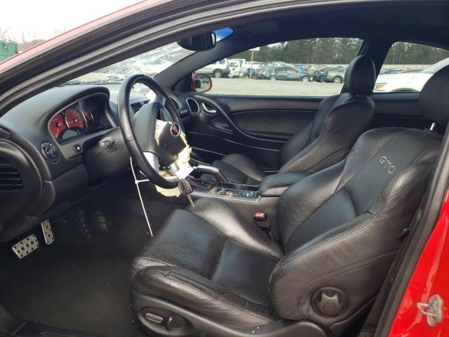 Photo 7 from auction – 2005 PONTIAC GTO with VIN 6G2VX12U65L408460