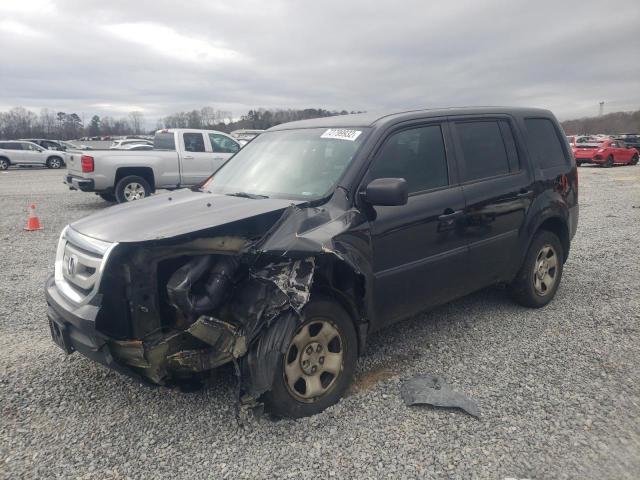 HONDA PILOT LX 2010 with VIN 5FNYF3H26AB004856 - Photo from auction