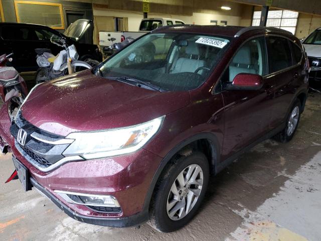 HONDA CR-V EXL 2015 with VIN 5J6RM4H7XFL048952 - Photo from auction