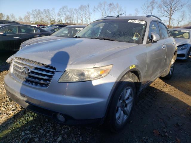 INFINITI FX35 2005 with VIN JNRAS08W15X201475 - Photo from auction