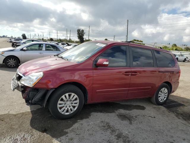 KIA SEDONA LX 2012 with VIN KNDMG4C75C6466618 - Photo from auction