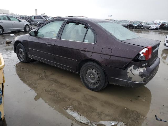 Photo 2 from auction – 2001 HONDA CIVIC EX with VIN JHMES26781S001448