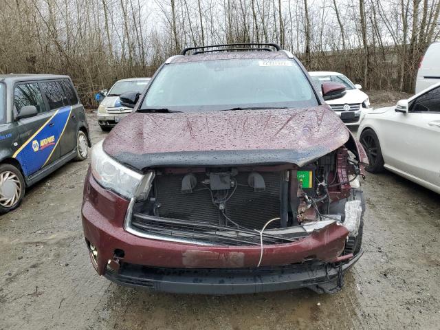 Photo 5 from auction – 2015 TOYOTA HIGHLANDER with VIN 5TDDKRFH4FS192624