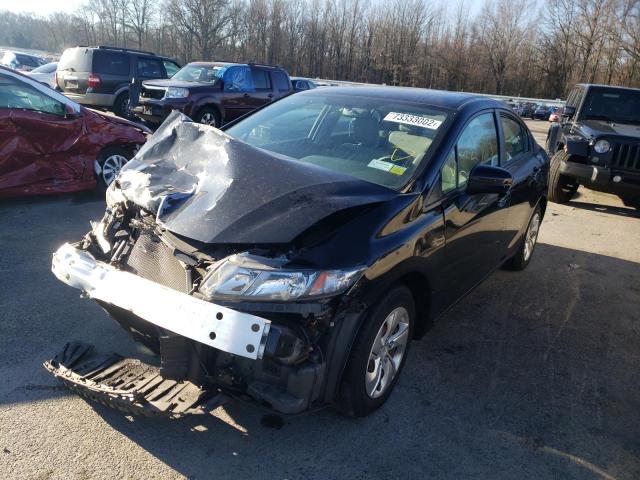 HONDA CIVIC LX 2015 with VIN 19XFB2F56FE285029 - Photo from auction