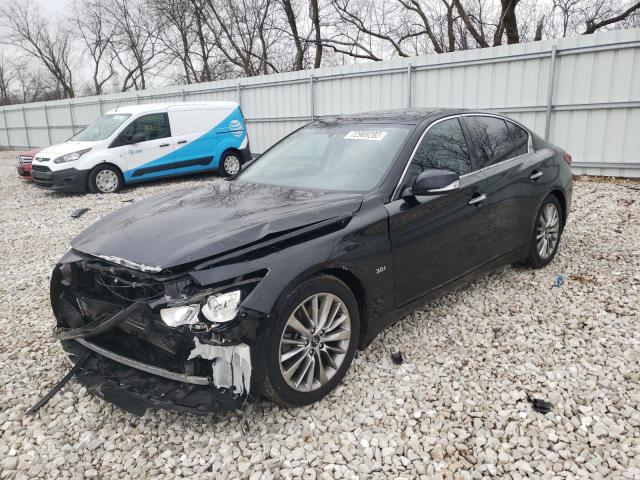 Photo 1 from auction – 2018 INFINITI Q50 LUXE with VIN JN1EV7AP1JM350715