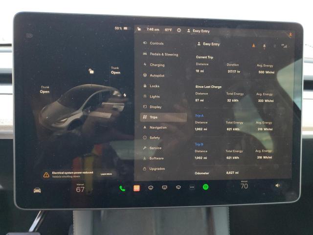 Photo 9 from auction – 2022 TESLA MODEL Y with VIN 7SAYGDEE6NF480499