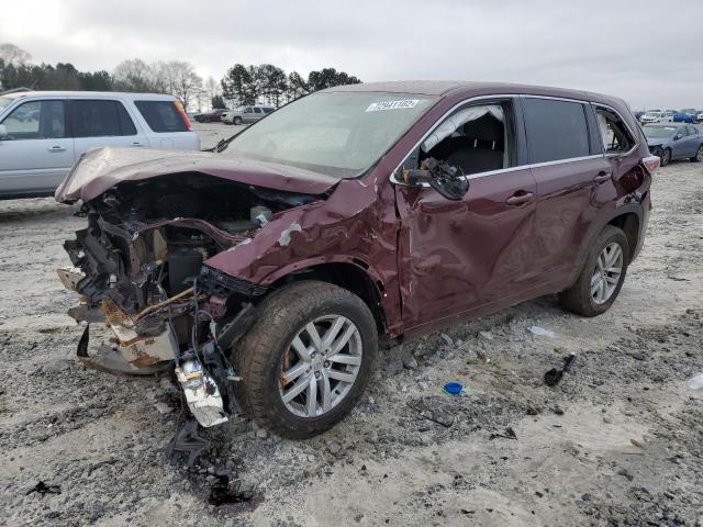 TOYOTA HIGHLANDER 2015 with VIN 5TDZKRFH6FS104369 - Photo from auction