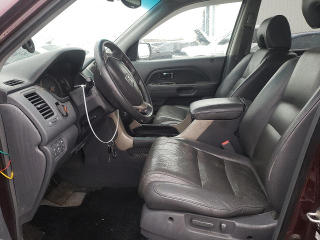 Photo 7 from auction – 2007 HONDA PILOT EXL with VIN 2HKYF18587H527918