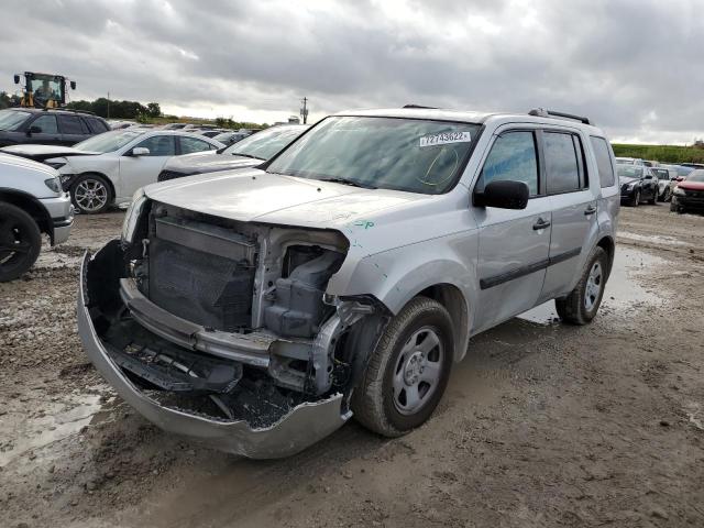 HONDA PILOT LX 2015 with VIN 5FNYF3H25FB011756 - Photo from auction