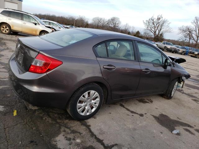 Photo 3 from auction – 2012 HONDA CIVIC LX with VIN 19XFB2F51CE030252