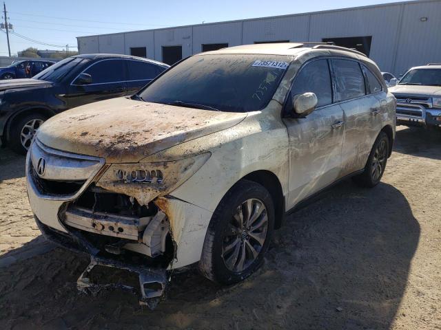 Photo 1 from auction – 2016 ACURA MDX TECHNO with VIN 5FRYD3H42GB011558