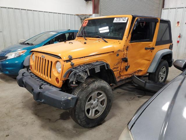 JEEP WRANGLER S 2012 with VIN 1C4AJWAG4CL136019 - Photo from auction